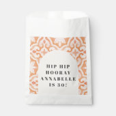 Sachets En Papier Bohème aquarelle pastel marocain (Devant)