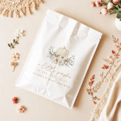 Sachets En Papier BOHEME Terracotta Baby shower Citrouille Floral