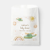 Sachets En Papier Boho Adventure Helicopter Airplane Baby Shower (Devant)