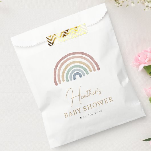 Sachets En Papier Boho Arc-en-ciel