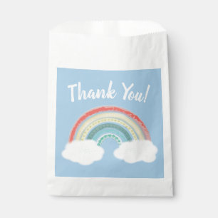 Sachets En Papier Boho Arc-en-ciel 1er anniversaire Party Blue Boy K