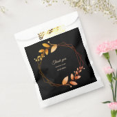 Sachets En Papier Boho automne botanique cadre or mariage (Scellé)