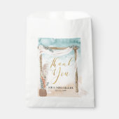 Sachets En Papier Boho Beach Arch Destination Mariage (Devant)
