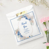 Sachets En Papier Boho Blue Pampas Grass Baby shower (Scellé)