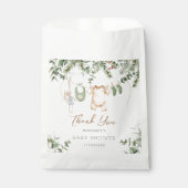 Sachets En Papier Boho Boy Baby shower d'hiver Merci (Devant)