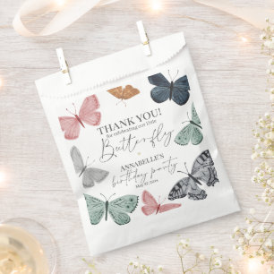Sachets En Papier Boho Butterfly Anniversaire Fête Dessert Sac Faveu