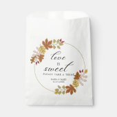 Sachets En Papier Boho Chic Mariage de automne (Devant)