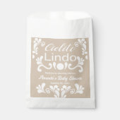 Sachets En Papier Boho Cielito Lindo Baby shower mexicain (Devant)