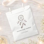Sachets En Papier Boho Dream Catcher Baby shower (Coupé)