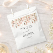 Sachets En Papier Boho Dried Watercolor Floral Wedding (Coupé)
