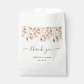 Sachets En Papier Boho Dried Watercolor Floral Wedding (Devant)