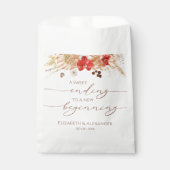 Sachets En Papier Boho Floral | Sweet Terminer le nouveau Mariage de (Devant)