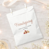 Sachets En Papier Boho Foliing Friendsgiving moderne Thanksgiving (Coupé)