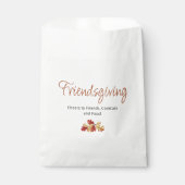 Sachets En Papier Boho Foliing Friendsgiving moderne Thanksgiving (Devant)