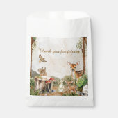 Sachets En Papier Boho forêt Bois Baby shower rustique (Devant)