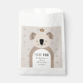 Sachets En Papier Boho Koala Moon Star Neutral Baby Shower Thank You (Devant)