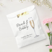Sachets En Papier Boho minimum Champagne Brunch Baby shower Bubbly (Scellé)