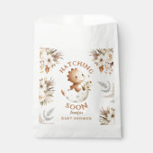 Sachets En Papier Boho Neutral Cute Dinosaur Baby shower Favoriser l (Devant)