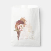 Sachets En Papier Boho Oasis Mariage Floral Merci ID959 (Devant)