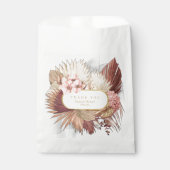 Sachets En Papier Boho Oasis Mariage Floral Merci V2 ID959 (Devant)