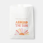 Sachets En Papier Boho Premier Voyage Autour Du Soleil 1Er Anniversa (Devant)