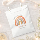 Sachets En Papier Boho Rainbow Joyeux Anniversaire Favoriser Sac (Coupé)