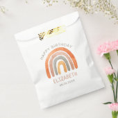 Sachets En Papier Boho Rainbow Joyeux Anniversaire Favoriser Sac (Scellé)