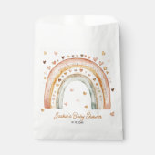 Sachets En Papier Boho Rainbow Watercolor Baby shower (Devant)