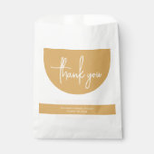 Sachets En Papier Boho Rouge & Moutarde Merci (Devant)