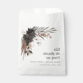 Sachets En Papier Boho Rustique rouille gothique Mariage botanique n (Devant)