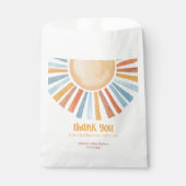 Sachets En Papier Boho soleil baby shower garçon (Devant)