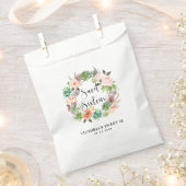 Sachets En Papier Boho succulent Sweet sixteen de couronne de fleurs (Coupé)