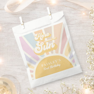 Sachets En Papier Boho Sunshine 1er Voyage Autour Du Soleil Annivers