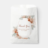 Sachets En Papier Boho Terracotta Pampas Grass Bridal Shower (Devant)