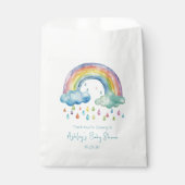 Sachets En Papier Boho Watercolor Rainbow Baby shower (Devant)