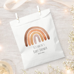 Sachets En Papier Boho Watercolor Rainbow Baby shower Favoriser le s