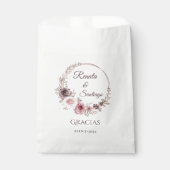 Sachets En Papier Boho Wedding Favor Sac (Devant)