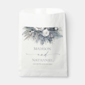 Sachets En Papier Boho White Rose Floral Mariage Jardin (Devant)