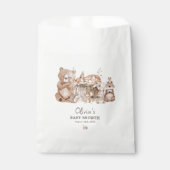 Sachets En Papier Boho Woodland Animaux Baby showers neutres selon l (Devant)