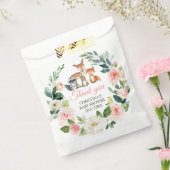Sachets En Papier Bois Animaux & Fleurs Roses Douche Favoriser Sac (Scellé)