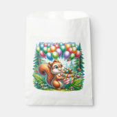 Sachets En Papier Bois Animaux Thématique fête d'anniversaire (Devant)