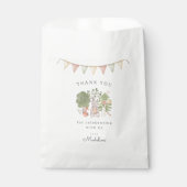 Sachets En Papier Bois aquarelle | Amis de la forêt (Devant)