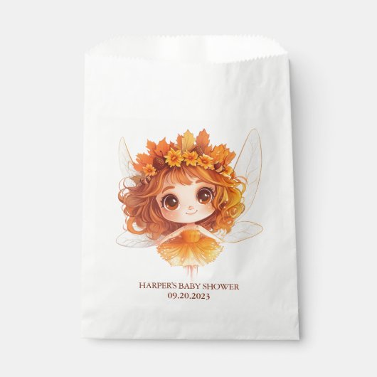 Sachets En Papier Bois de fées d'automne (Devant)