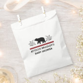 Sachets En Papier Bois de Lumberjack Bear Baby Boy Favoriser les sac (Coupé)