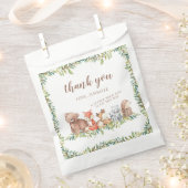 Sachets En Papier Bois forêt animaux bébé garçon douche (Coupé)