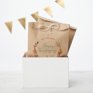 Sachets En Papier Bon thanksgiving Delicate Fall Wreath