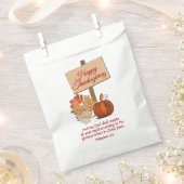 Sachets En Papier BON THANKSGIVING Philippiens 4:19 Écriture (Coupé)