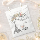 Sachets En Papier Bonjour Bebe Baby shower neutre du genre (Coupé)