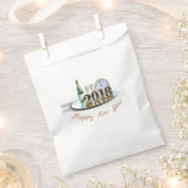 Sachets En Papier Bonne année 2018 (Coupé)