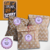 Sachets En Papier Bonne Halloween Ghouls Personnaliser du parti de c
